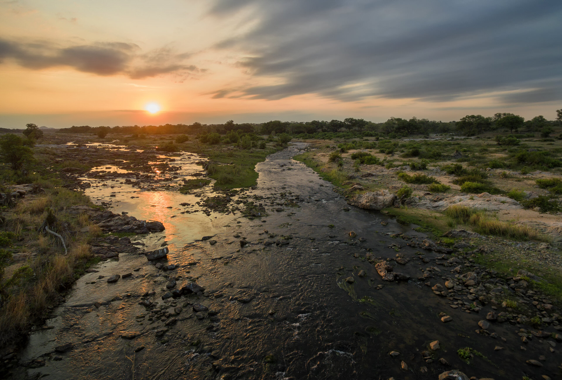 View of the Crocodile River from Drone